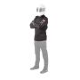 RACEQUIP RQP1969997 Black Jacket Kids Single Layer XXL Black Trim