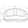Stoptech 309.13990 Sport Brake Pads w/Shims and Hardware - Rear