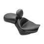 Mustang Motorcycle 79471 Mustang 07-15 Honda VT750C2 Spirit, 10-20 Phantom Wide Touring 2PC Seat w/Driver Backrest - Black