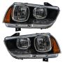 Oracle Lighting 7123-335 2011-2014 Dodge Charger Pre-Assembled LED Halo Headlights - (Non-HID)