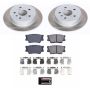 PowerStop SC7905 Semi-Coated Rotor and Low-Dust Ceramic Brake Pad Kit