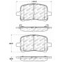 Stoptech 305.10280 Street Select Brake Pads - Front