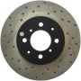 Stoptech 128.40021R 90-01 Integra (EXC Type R) / 90-05 Honda Civic Cross Drilled Right Front Rotor