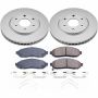 PowerStop CRK8324 Genuine Geomet Coated Rotor and Low-Dust Ceramic Brake Pad Kit
