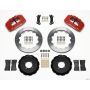 Wilwood 140-8335-R FSLI4 Front Hat Kit 13.00in Red 2003-05 Scion xA xB