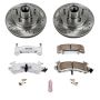 PowerStop K1482-26 Z26 Street Performance Ceramic Brake Pad and Drilled & Slotted Rotor Kit