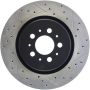 Stoptech 127.39036L Slotted & Drilled Sport Brake Rotor
