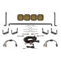 Diode Dynamics DD7549 14-23 Toyota 4Runner SS5 Stealth Grille LED 4-Pod Kit - Yellow Pro Driving