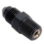 Russell 642443 Performance -3 AN SAE Brake Adapter Fitting (Black)
