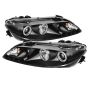 SPYDER 5042538 Projector Headlights - LED Halo - DRL - Black