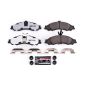 PowerStop Z26-1043 PowerStop - Z26 Performance Carbon-Fiber Ceramic Brake Pads with Hardware Kit