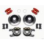 Wilwood 140-12570-DR D154 P/S P-B Kit Drilled-Red 12 Bolt 2.75in offset Staggered Shock