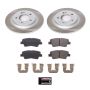 PowerStop SC7524 Semi-Coated Rotor and Low-Dust Ceramic Brake Pad Kit