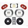 Wilwood 140-9830-R Narrow Superlite 4R Rear Kit 12.88in Red 98-02 Camaro/Firebird
