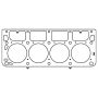 Cometic Gasket C15509-040 Cometic GM LS Gen-3/4 Small Block V8 .040in MLS Cylinder Head Gasket - 4.035in Bore