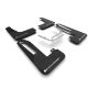 Rally Armor MF97-UR-BLK-WH Black Mud Flap/White Logo