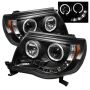 SPYDER 5011916 Projector Headlights - LED Halo - Black