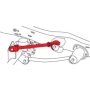 SPECIALTY PRODUCTS COMPANY 13410 JEEP JK FRONT ADJ. UPPER
