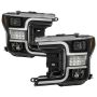 SPYDER 5086648 Projector Headlights - Sequential LED Turn Signal - Black