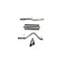 CORSA Performance 21030BLK Corsa 19-24 Chevy Silverado 1500 5.3L Crew Cab Short Bed Sport Cat-Back Dual Rear Exit w/ Black Tips