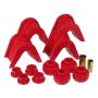 Prothane 66-79 Ford Trucks 14-Piece Bushing Set - 4deg Offset - Red
