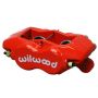 Wilwood 120-13844-RD Caliper-Forged DynaliteI-Red 1.75in Pistons .81in Disc