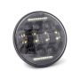 Letric Lighting 5.75? LED Black Diez 10-LED Headlight with dual horizontal DRL*s