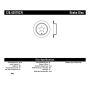 StopTech 03-12 Infinity FX35 Drilled Sport Right Rear Cryo Rotor