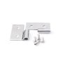 Rampage 1976-1983 Jeep CJ5 Lower Door Hinges - Stainless