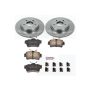 PowerStop KOE1306 OE Stock Replacement Low-Dust Ceramic Brake Pad and Rotor Kit