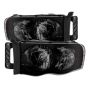 SPYDER 9030352 Xtune Dodge Ram 1500 02-05 Amber Crystal Headlights HD-JH-DR02-AM-BSM