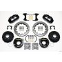 Wilwood 140-9216-D Narrow Superlite 4R Rear P-Brk Kit 12.88in Drilled Small Ford 2.66in Offset
