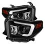 SPYDER 5080158 Projector Headlights - Light Bar DRL - Black