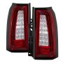 SPYDER 5085085 LED Tail Lights - Red Clear