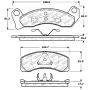 Stoptech 309.04310 Performance Brake Pads