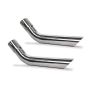 PYPES PERFORMANCE EXHAUST PYPEVT58 Exhaust Tips Slip Fit 2.5in Pair (Long)