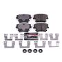 PowerStop Z23-1057 PowerStop - Z23 Daily Driver Carbon-Fiber Ceramic Brake Pads with Hardware Kit