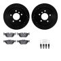 Dynamic Friction 8612-31075 Rotor Kit