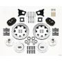 Wilwood 140-13395-D Forged Dynalite Front Kit 12.19in Drilled AMC 71-76 OE Disc w/o Bendix Brakes