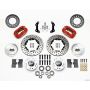 Wilwood 140-11019-DR Forged Dynalite Front Kit 11.00in Drilled Red 73-80 CDP A B E & F Body