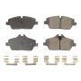 PowerStop 17-1308A PowerStop - Z17 Low-Dust Ceramic Brake Pads with Hardware