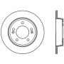 StopTech 15-17 Hyundai Elantra Drilled Left Rear Rotor