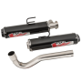 Big Gun 12-7722 14-19 Polaris SCRAMBLER XP 1000 EVO U Series Dual Slip On Exhaust