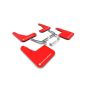 Rally Armor MF77-UR-RD/WH Red Mud Flap/White Logo