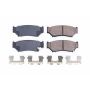 PowerStop 17-556 PowerStop - Z17 Low-Dust Ceramic Brake Pads with Hardware