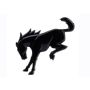 Ford Racing M-1447-BRB 2021-2025 Bronco Rear Emblem-Gloss Black