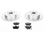 PowerStop K206 Z23 Daily Driver Carbon-Fiber Ceramic Brake Pad and Drilled & Slotted Rotor Kit