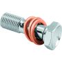 TwinPower 035974 Twin Power Chrome Brake Fitting 3/8-24 Double Banjo Bolt