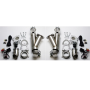Granatelli Motor Sports 303530D Electronic Exhaust Cutout Systems - Aluminized Mild Steel - Slip Fit