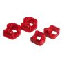 Prothane 94-97 Honda Accord Motor Mount Inserts - Red